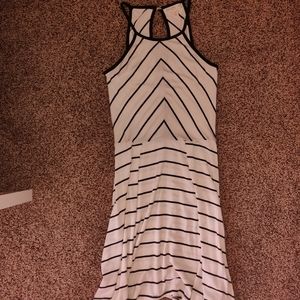 Target Spaghetti Strap Black and White Dress